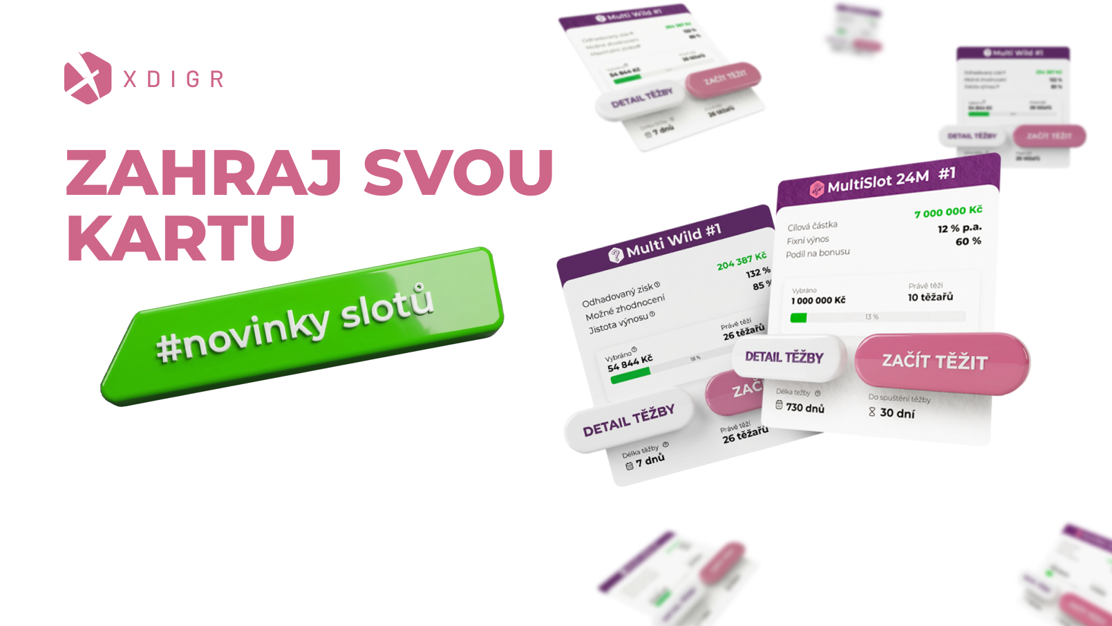 Novinka: MultiSlot a Multi WILD – přirozený vývoj slotů na základě práce našich traderů